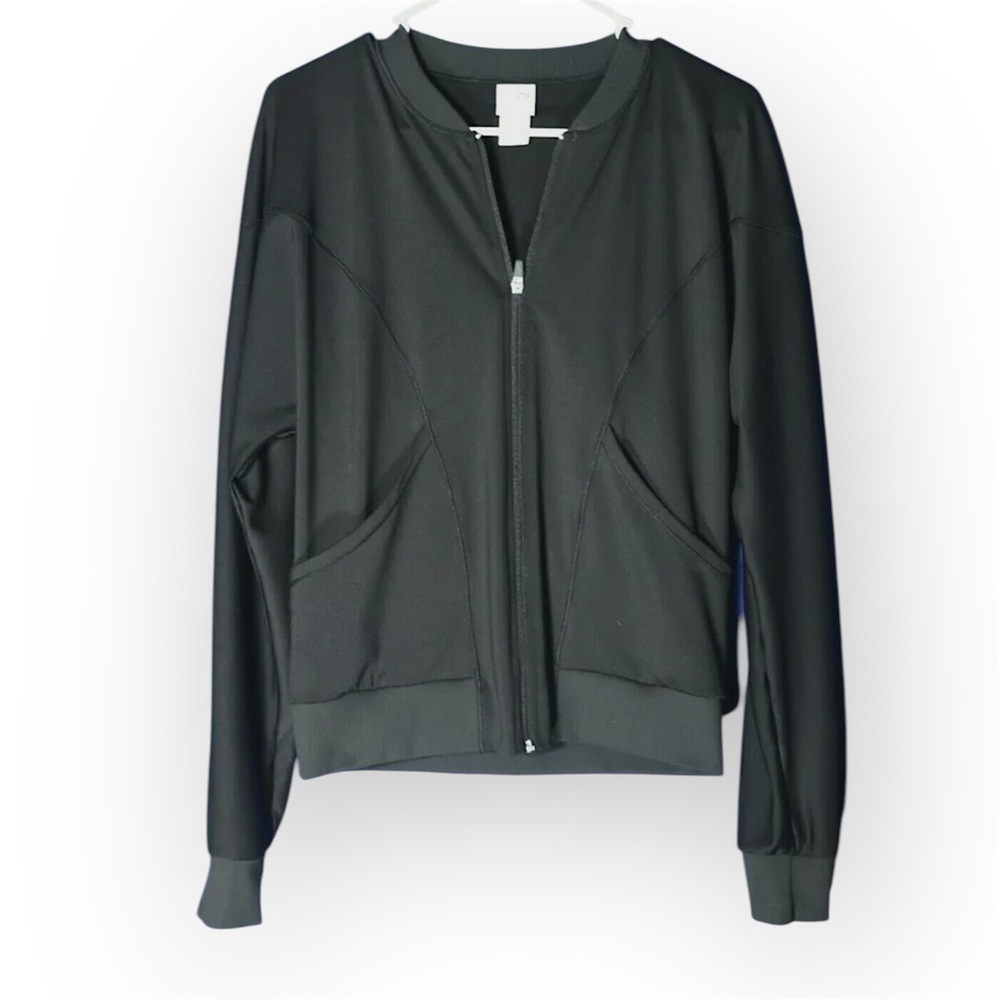 Champion full zip women’s jacket with pockets, lightweight, stretchy, sz XXL